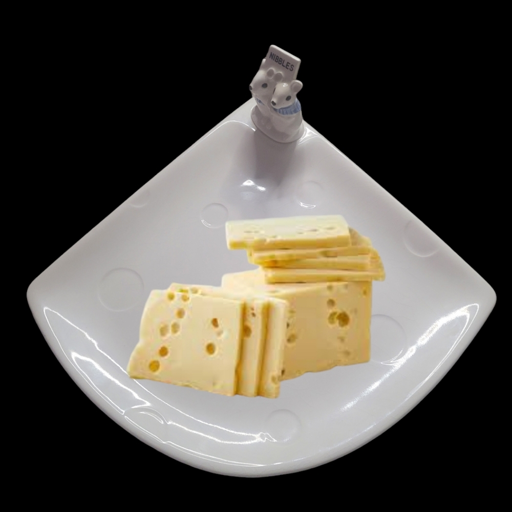 Vintage Schmid 60s Ceramic Cheese Platter